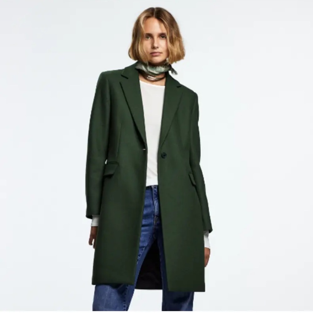 Zara Menswear Style Wool Jacket